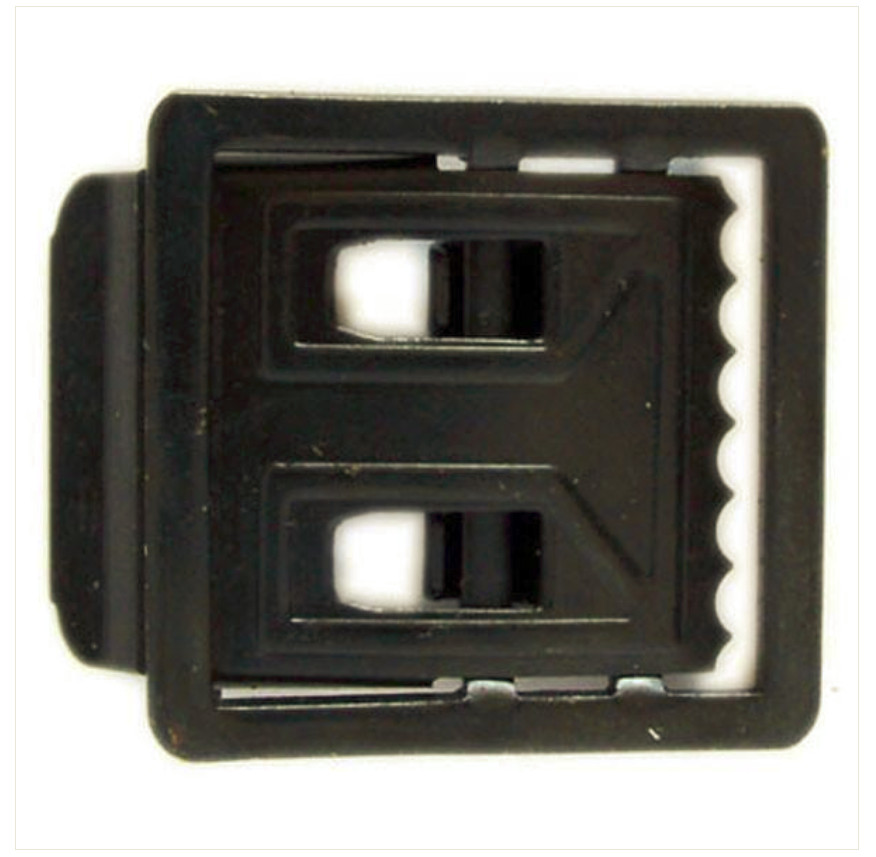 Vanguard BELT BUCKLE: BLACK OPEN FACE