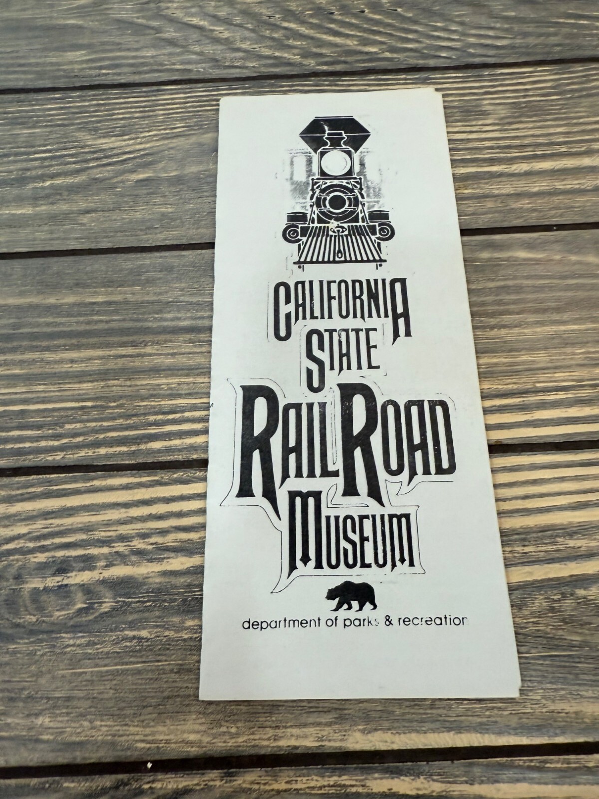 California State Railroad Museum Brochure & Rancho San Antonio County Park Map