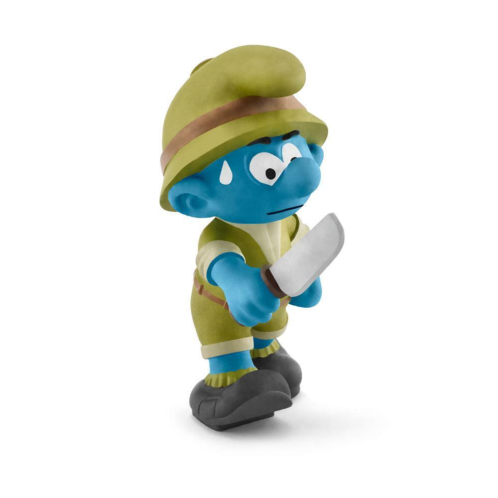 20782 Jungle Adventurer Smurf 2016 retired Schleich Smurfs Puffo Schtroumpf toy 20782 Jungle Adventurer Smurf 2016 retired Schleich Smurfs Puffo Schtroumpf toy