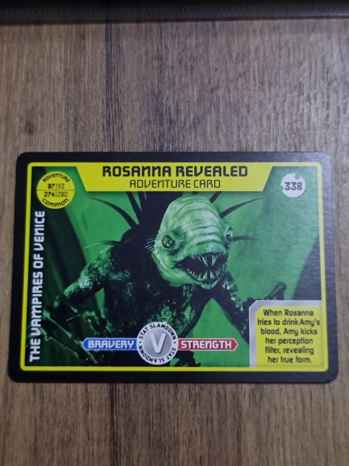 DR WHO MONSTER INVASION SET 2 EXTREME CARD: 338 ROSANNA REVERLED.