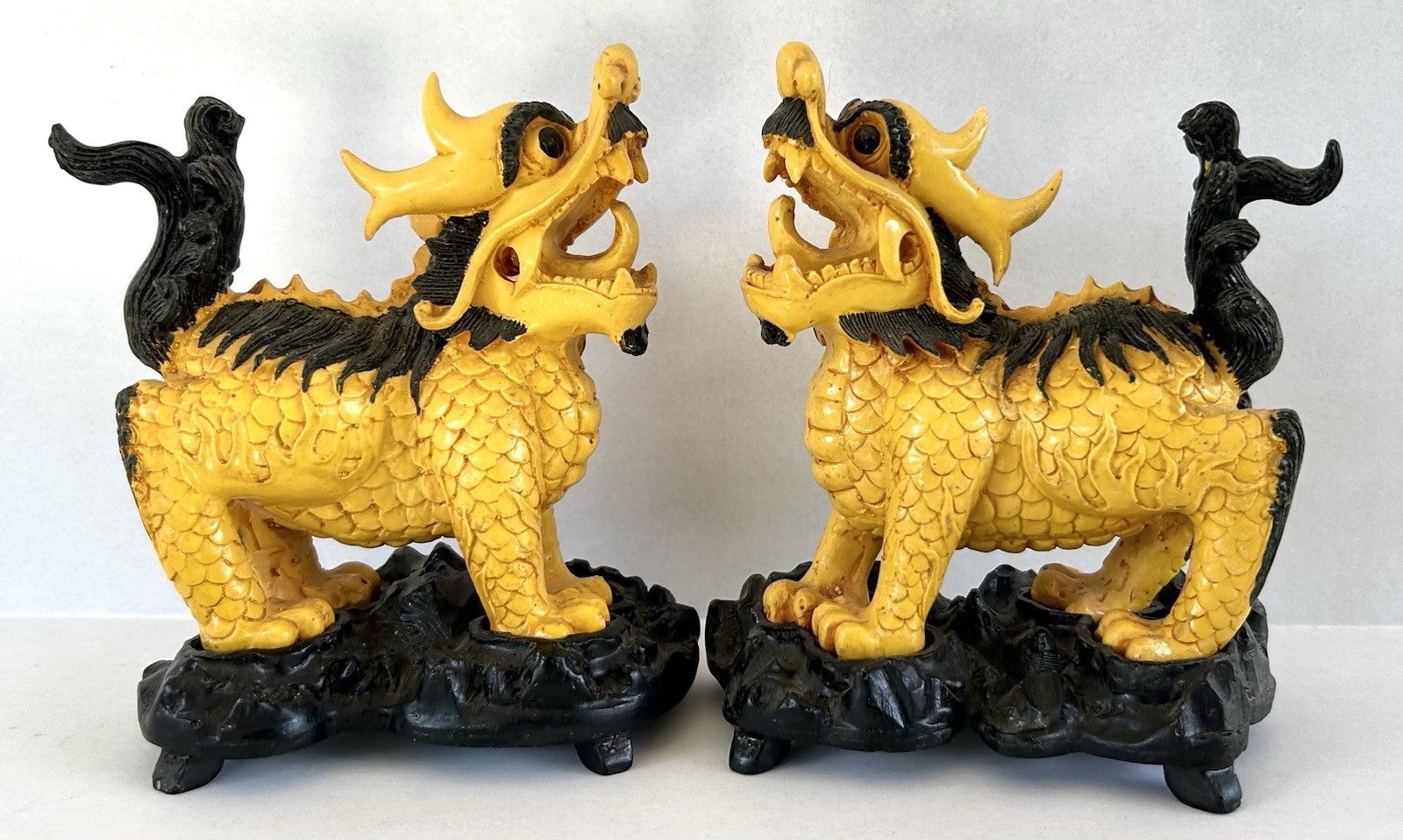 Chinese Feng Shui Qilin Statue Figurines 6\