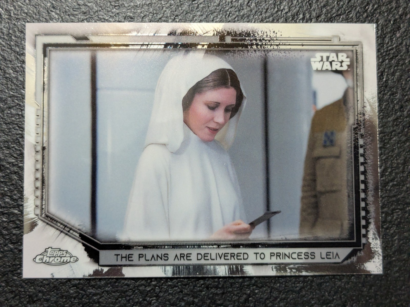 2021 Star Wars Chrome Legacy #58 - The Plans are Delivered to Princess Leia NM