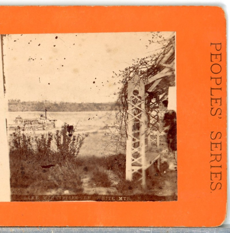 NEW HAMPSHIRE, Lake Winnipesaukee, White Mountains--Stereoview E73 NEW HAMPSHIRE, Lake Winnipesaukee, White Mountains--Stereoview E73
