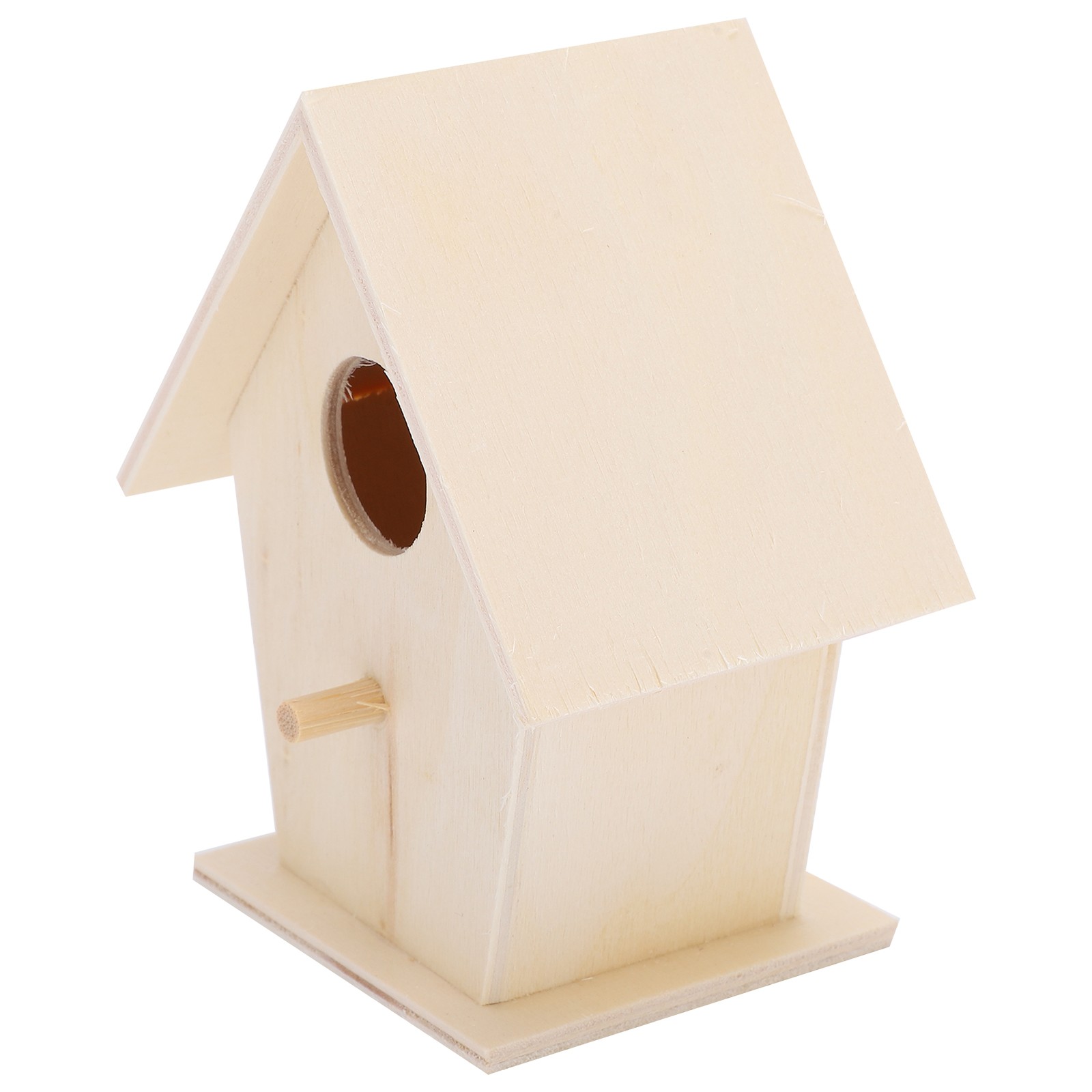 *Hanging Bird House Wooden DIY Bird Feeder Houses For Decorations Indoors Garden