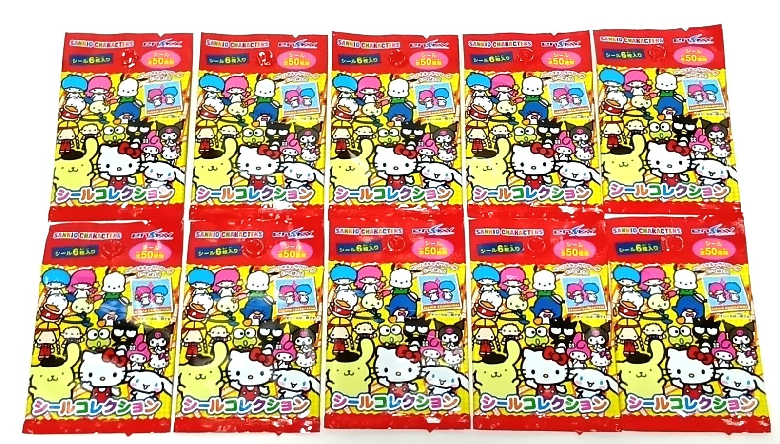 Sanrio Characters Sticker Collection 10 Packs 60 Stickers Random Ensky Japan Sanrio Characters Sticker Collection 10 Packs 60 Stickers Random Ensky Japan