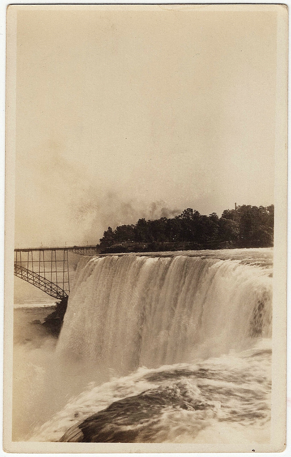 1926-1940s RPPC Niagara Falls NY RARE Real Photo Postcard New York CA Bridge