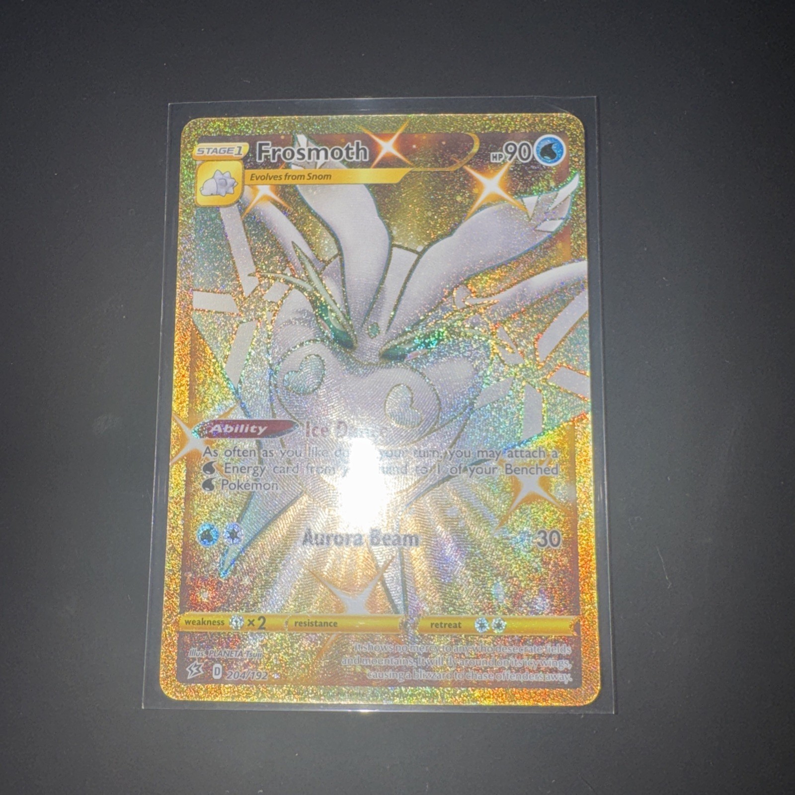 Pokémon - Frosmoth - 204/192 - Rebel Clash - Secret Rare