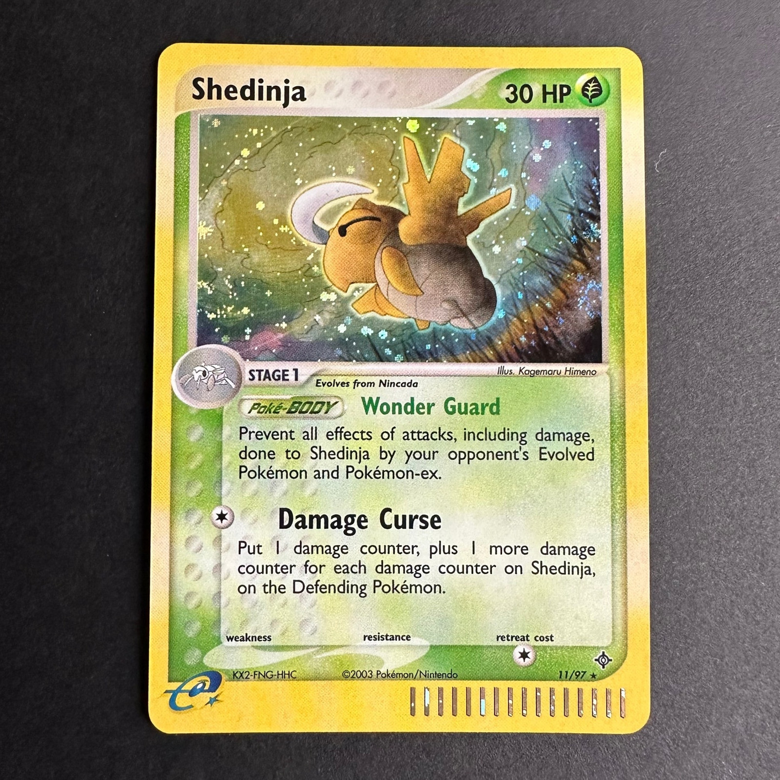 Pokemon TCG Shedinja EX Dragon 11/97 Holo Rare NM Pokemon TCG Shedinja EX Dragon 11/97 Holo Rare NM