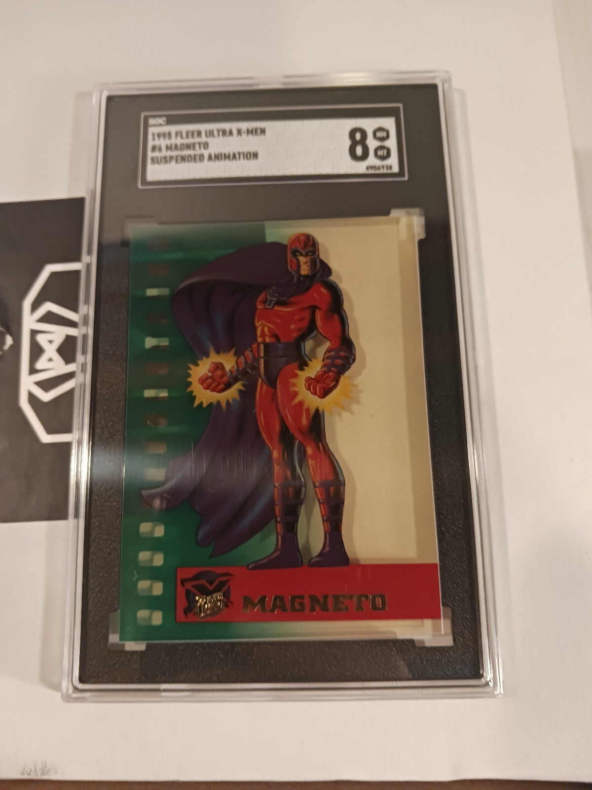 1995 Fleer Ultra Marvel X-Men Suspended Animation Cels Magneto #6  Sgc 8 