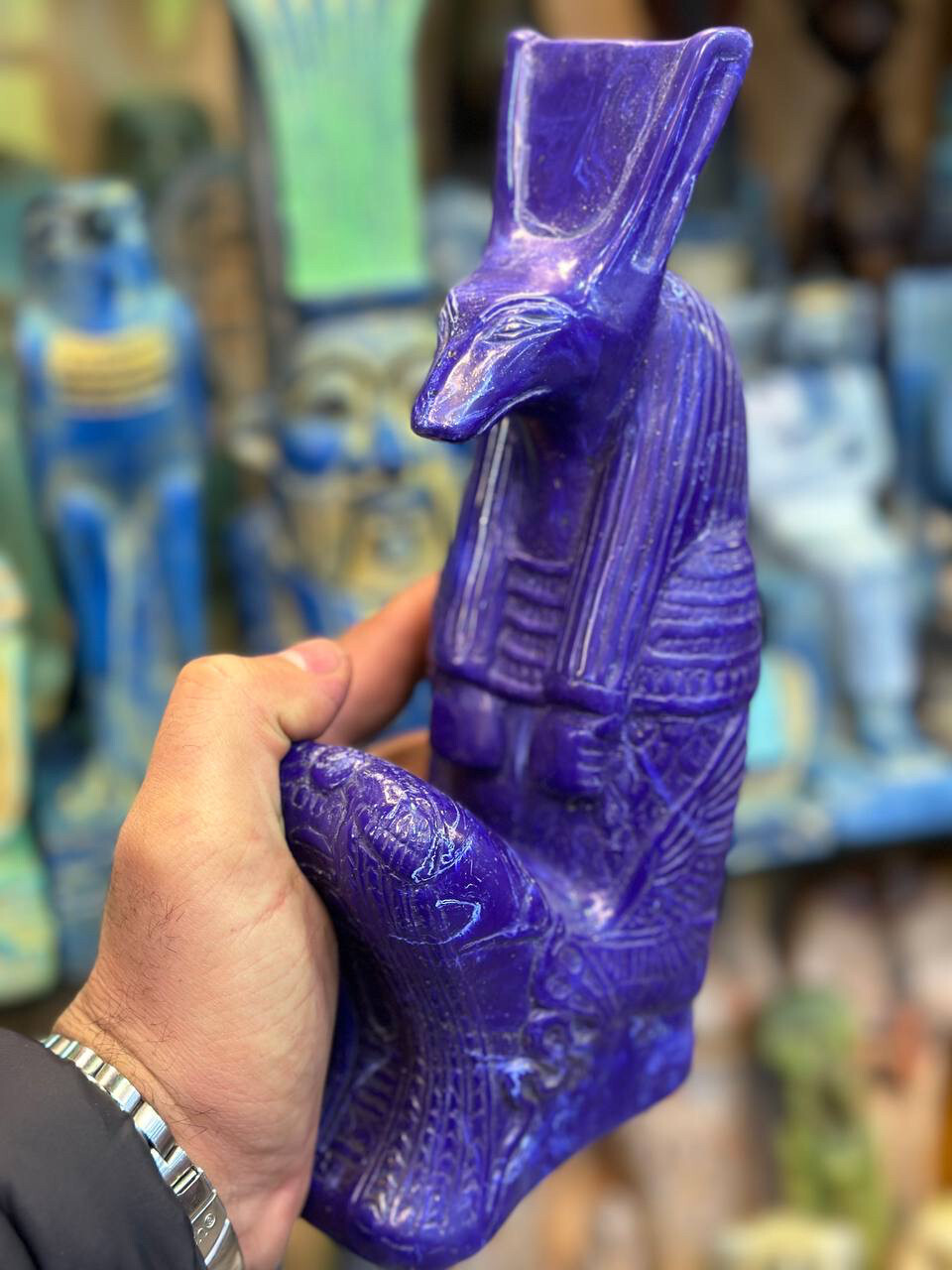 God Seth, Egyptian statue of God Seth Authentic Ancient Egyptian Antiquities BC