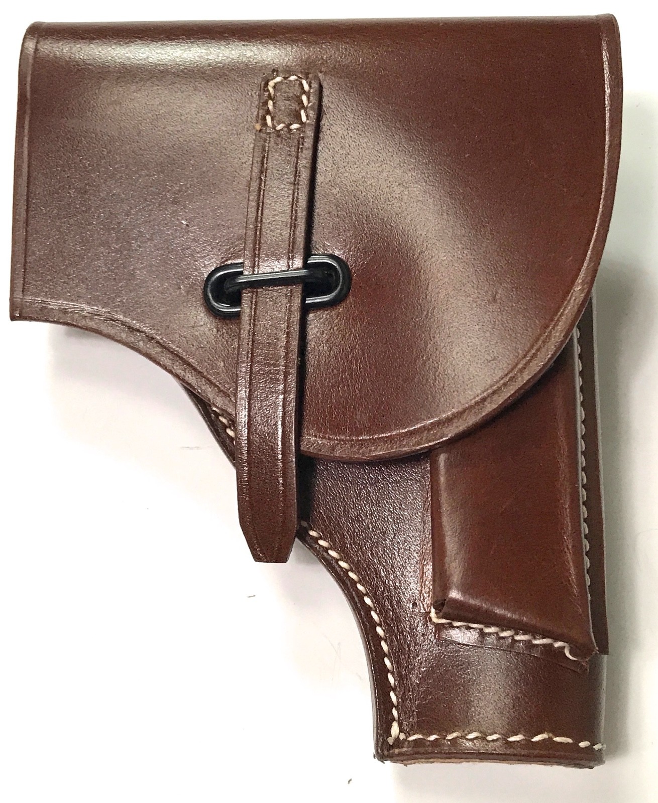 WWII GERMAN ITLAIAN M1934 MAUSER BERETTA BROWN LEATHER PISTOL HOLSTER