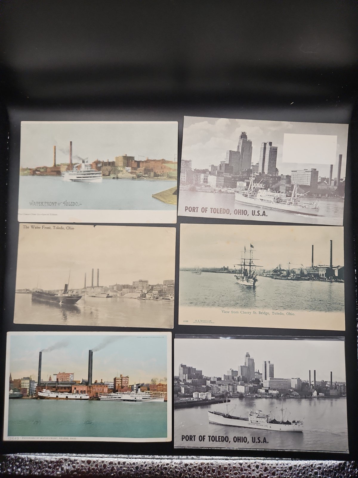 1913-14  Postcards With Stamp From Toledo Oh And Other Years