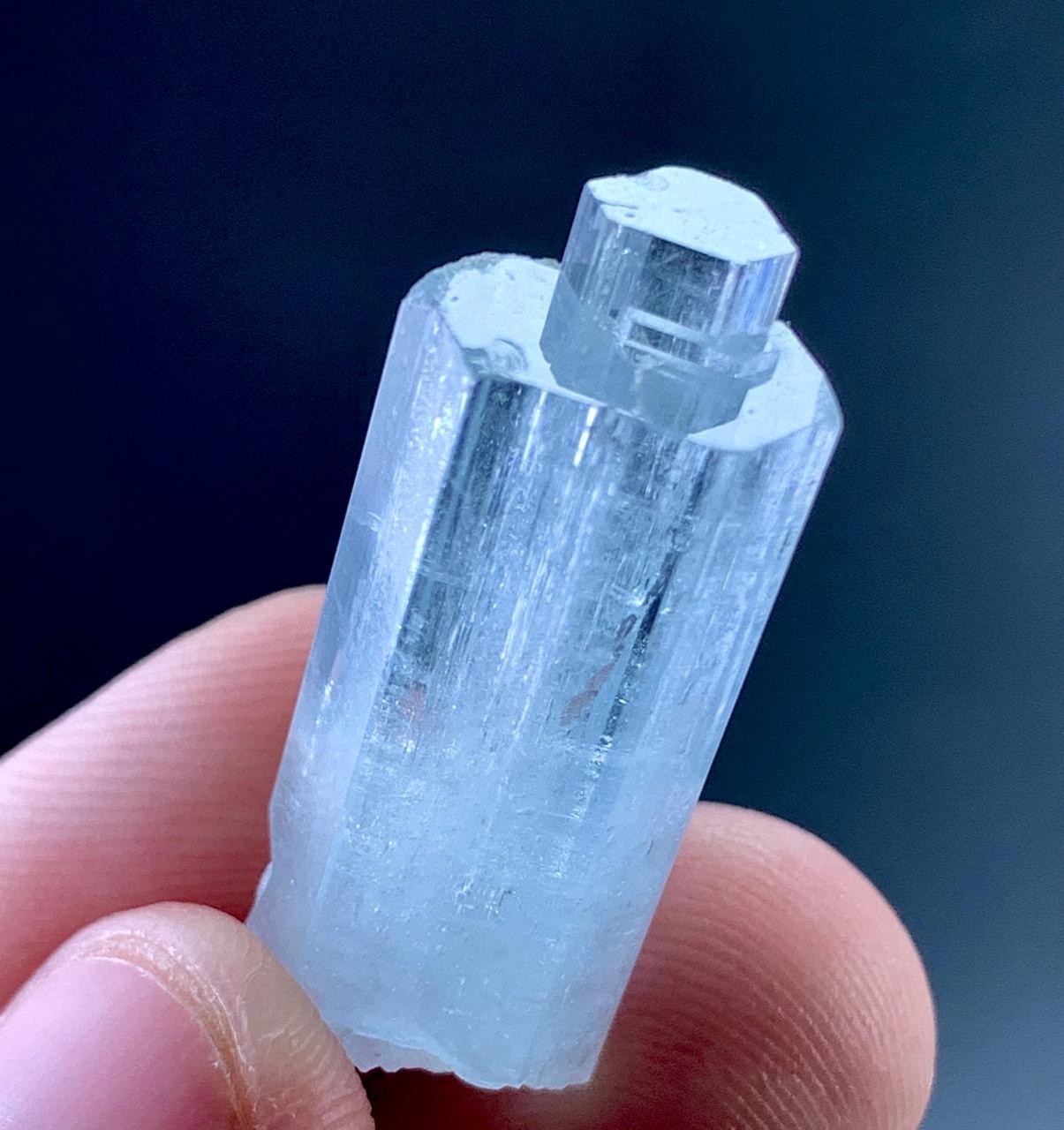 33 Carat Aquamarine Crystal Specimen From Skardu Pakistan
