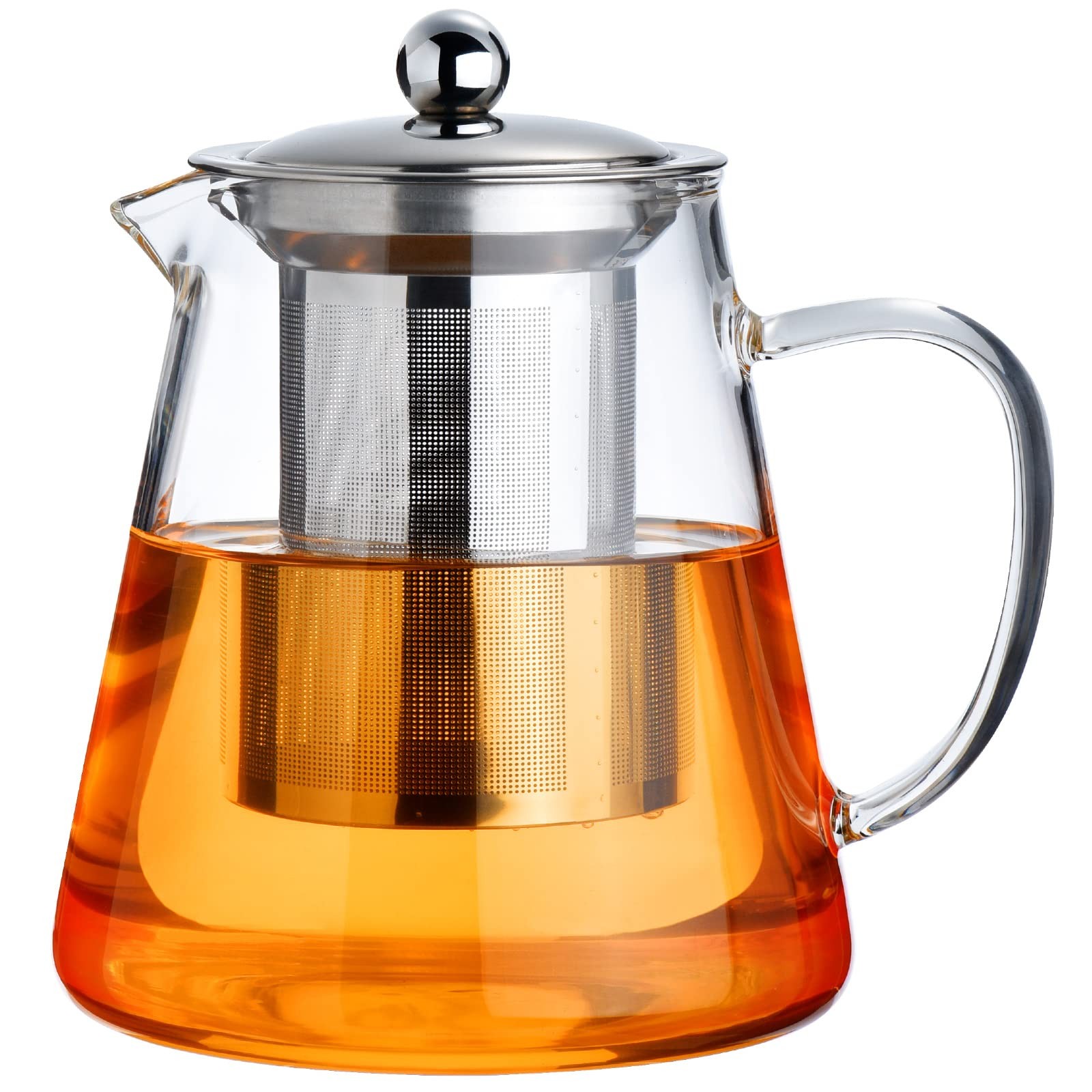PARACITY Glass Teapot Stovetop 18.6 OZ, Borosilicate 18.6oz, Transparent PARACITY Glass Teapot Stovetop 18.6 OZ, Borosilicate 18.6oz, Transparent