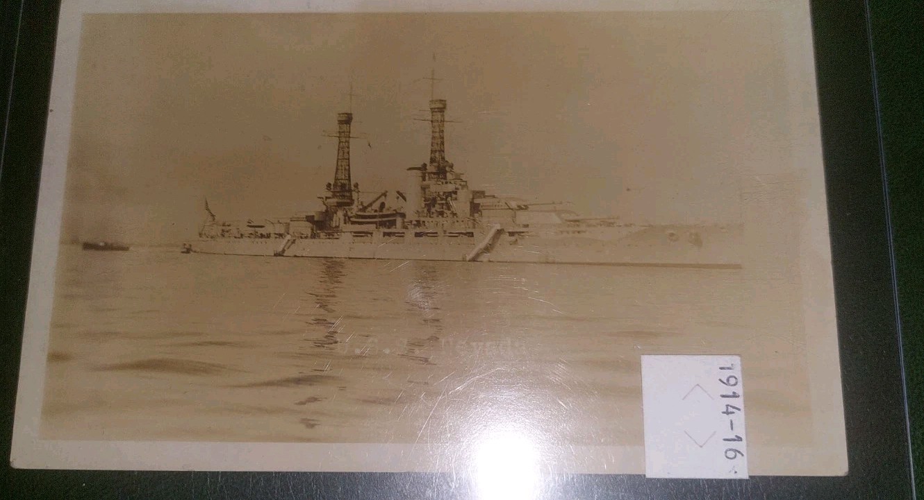 Vintage 1916 USS Nevada BB-36 Battleship RPPC Real Photo Postcard WWI Era Navy Vintage 1916 USS Nevada BB-36 Battleship RPPC Real Photo Postcard WWI Era Navy