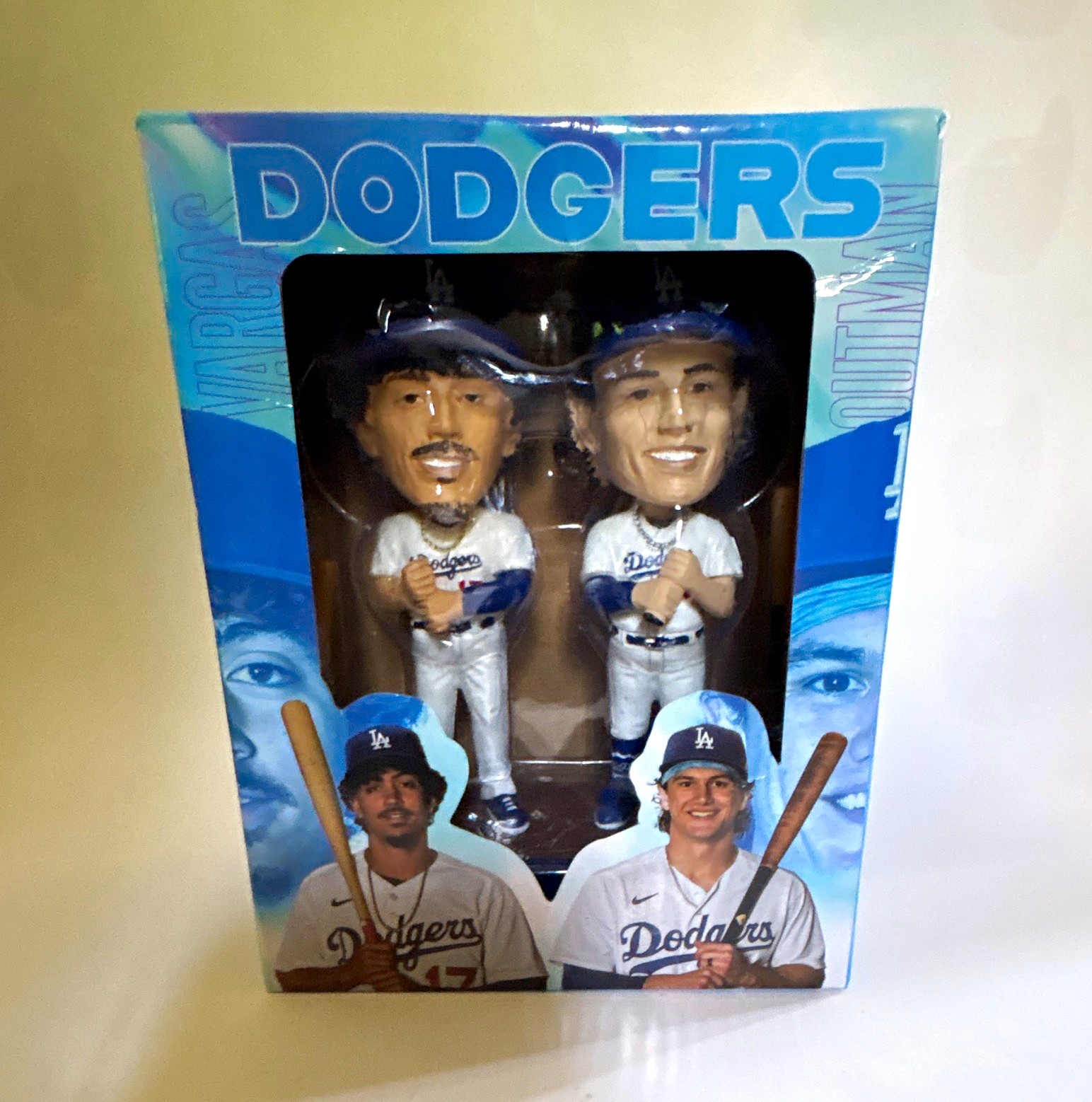 Los Angeles Dodgers The Rookies Miguel Vargas & James Outman 2-Pack Bobbleheads
