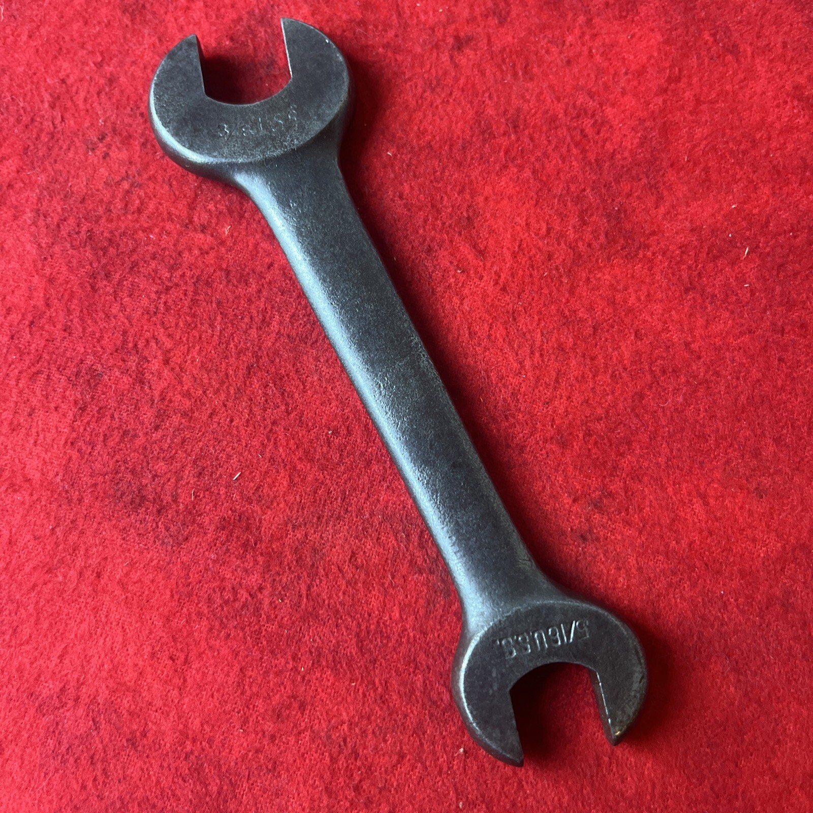 VINTAGE BILLINGS & SPENCER CO. DOUBLE OPEN-END WRENCH 3/8\