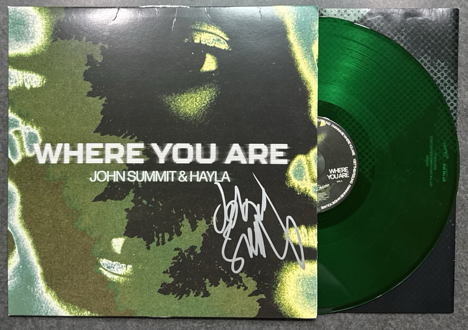 JOHN SUMMIT SIGNED WHERE YOU ARE FEAT. HAYLA EDM DJ VINYL LP - BECKETT COA