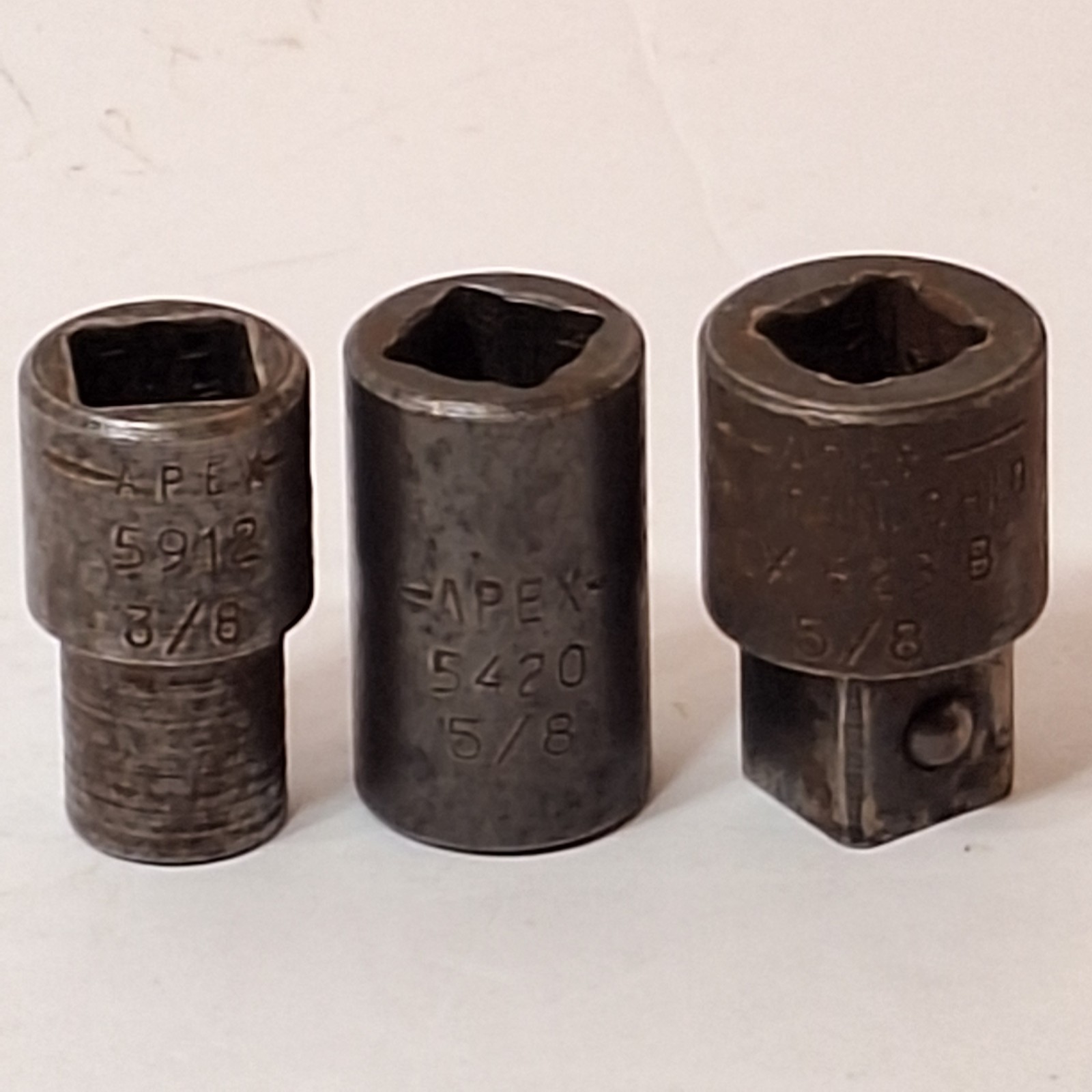 Vintage Apex Tools Set Of 3 Adapters #5420, #5912 & #623B See Description Vintage Apex Tools Set Of 3 Adapters #5420, #5912 & #623B See Description