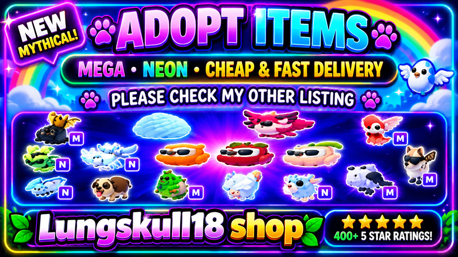 🐾 ADOPT Your Virtual Pets | Your Favs From Us  -FAST - CHEAP - TRUSTED