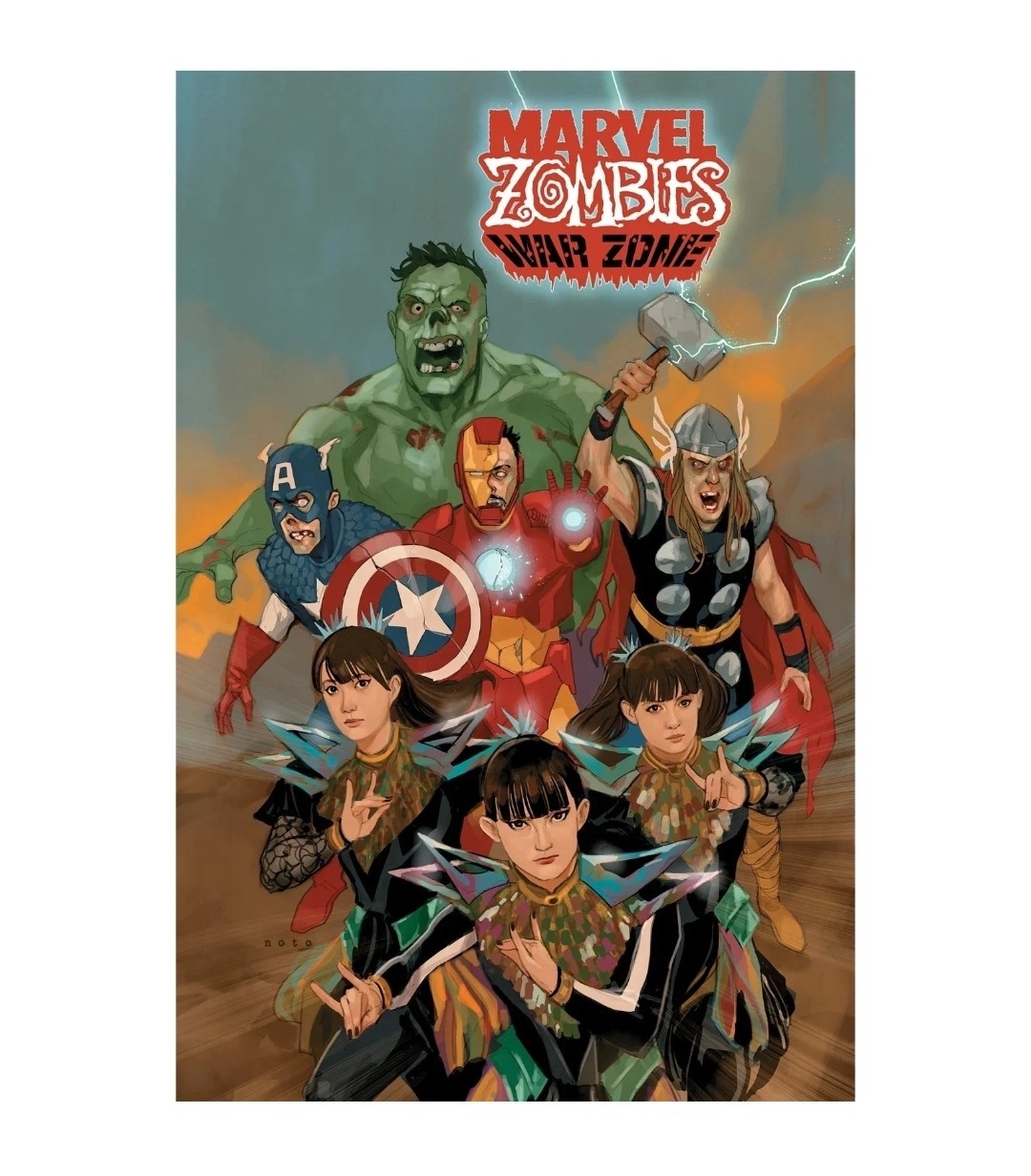 PRESALE October 2 Babymetal Edition Marvel Zombies War Zone Comic Noto / 3500 PRESALE October 2 Babymetal Edition Marvel Zombies War Zone Comic Noto / 3500