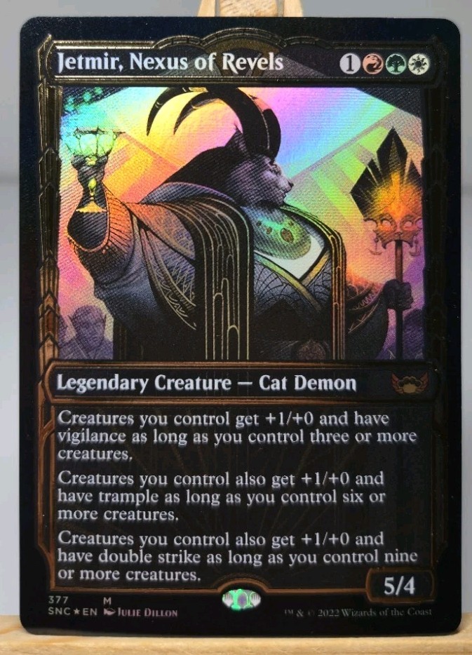 Jetmir Nexus of Revels 377 Streets of New Capenna Extras GILDED FOIL ENGLISH...