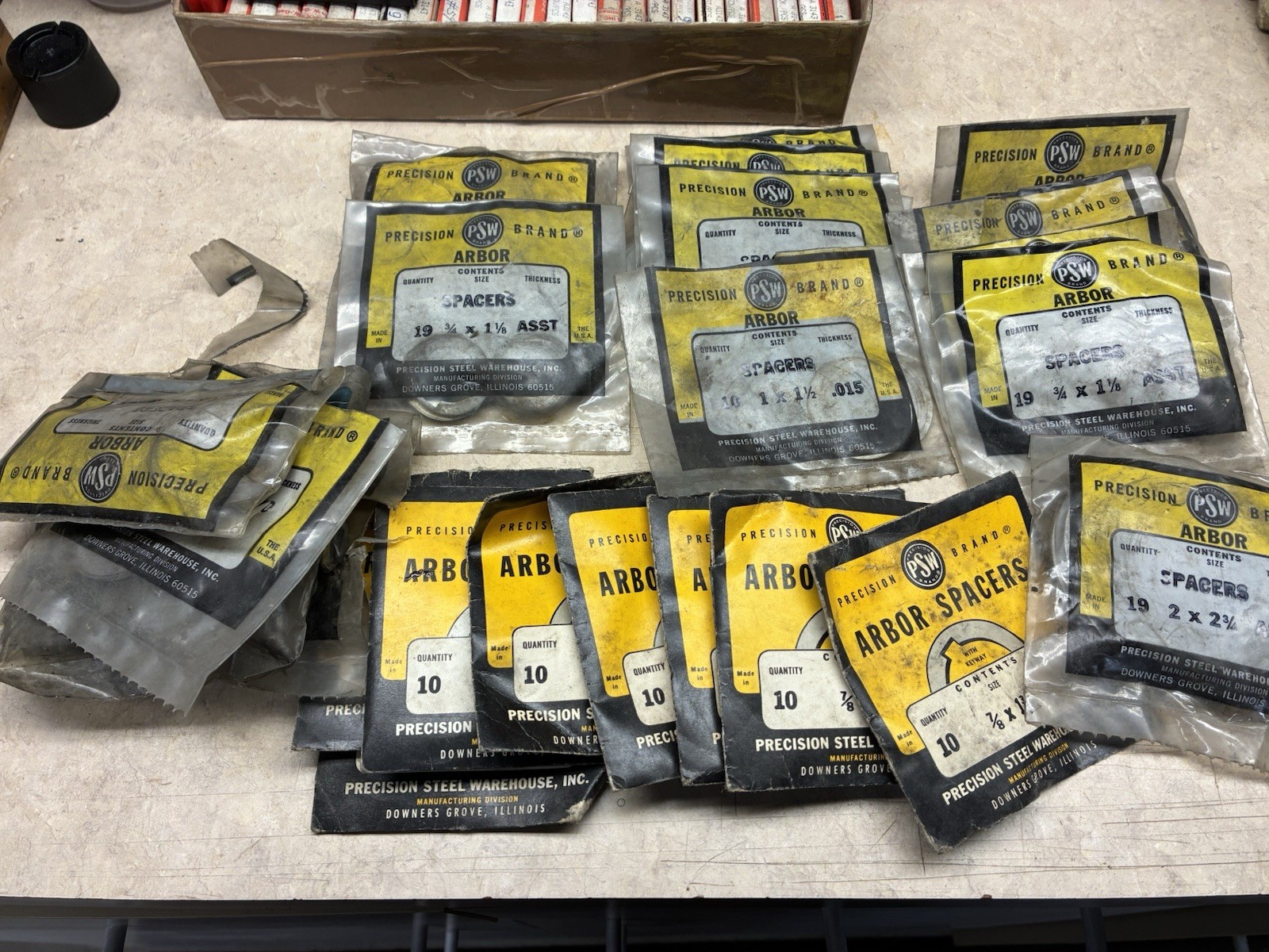 Precision Brand USA Arbor Spacers Various Sizes Shims