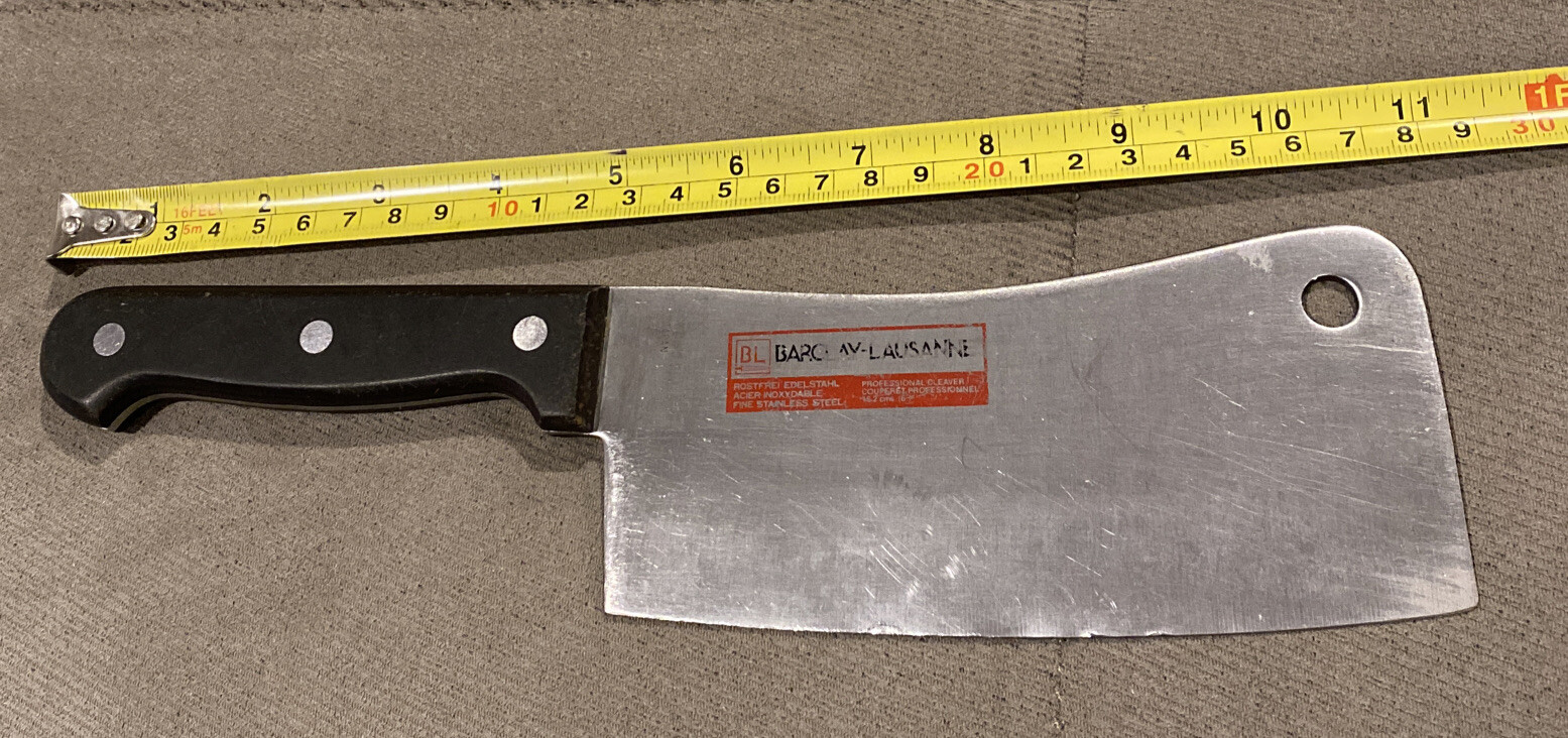 Japan Barclay Lausanne Meat Cleaver Stainless Steel 6