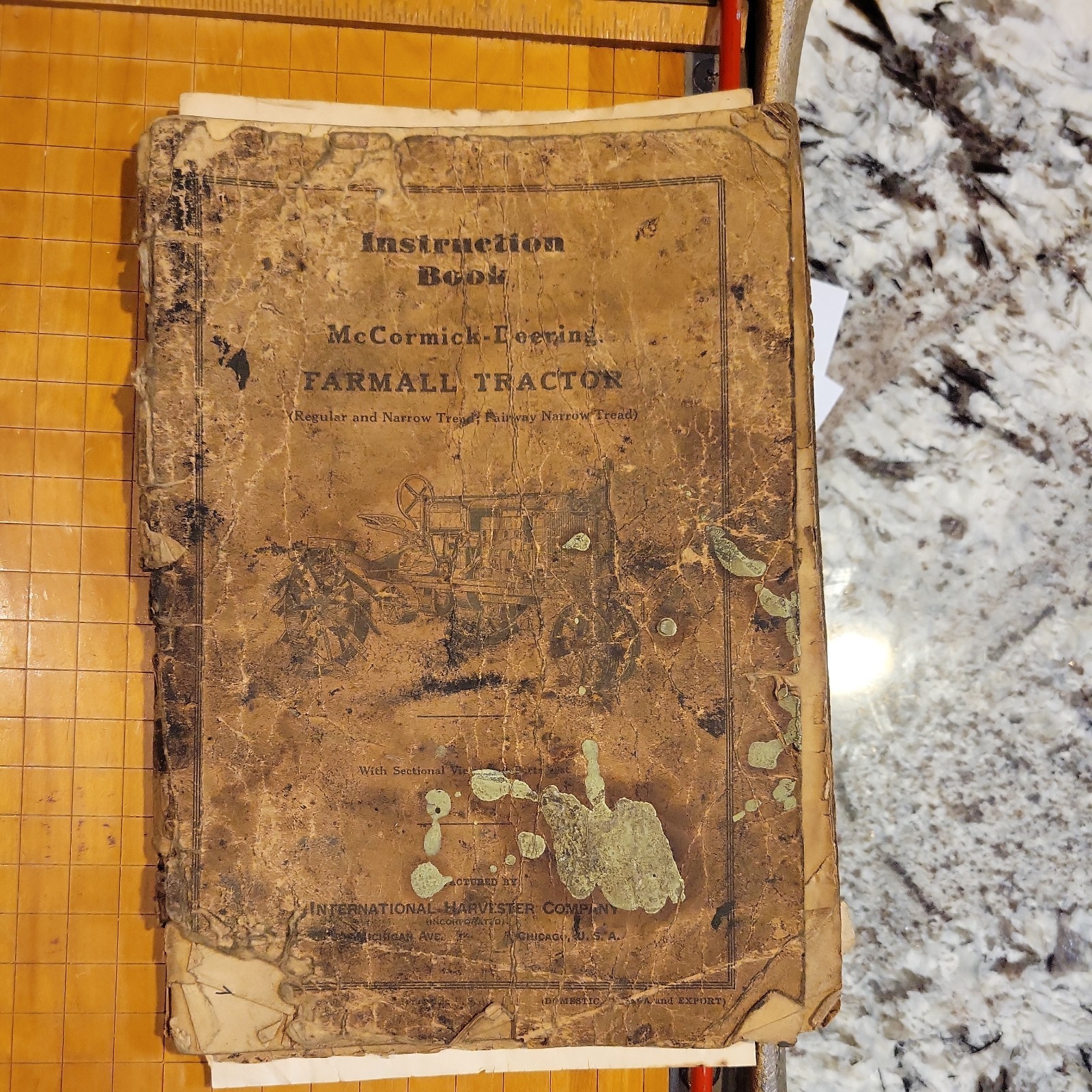 1927 VINTAGE McCORMICK-DEERING F-12 FARMALL TRACTOR SERVICE MANUAL 1927 VINTAGE McCORMICK-DEERING F-12 FARMALL TRACTOR SERVICE MANUAL