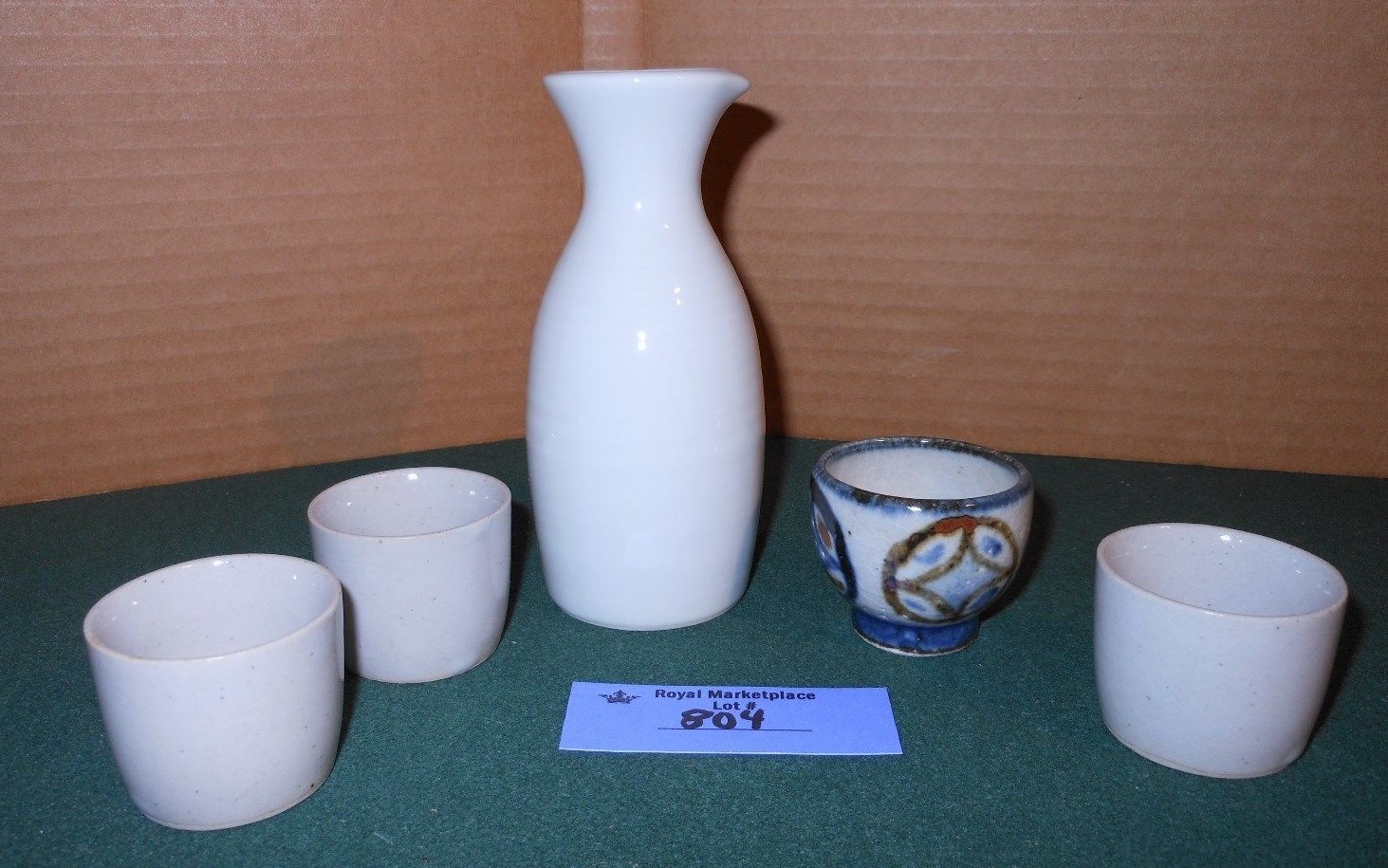 Ceramic SAKE SET Lot Vintage