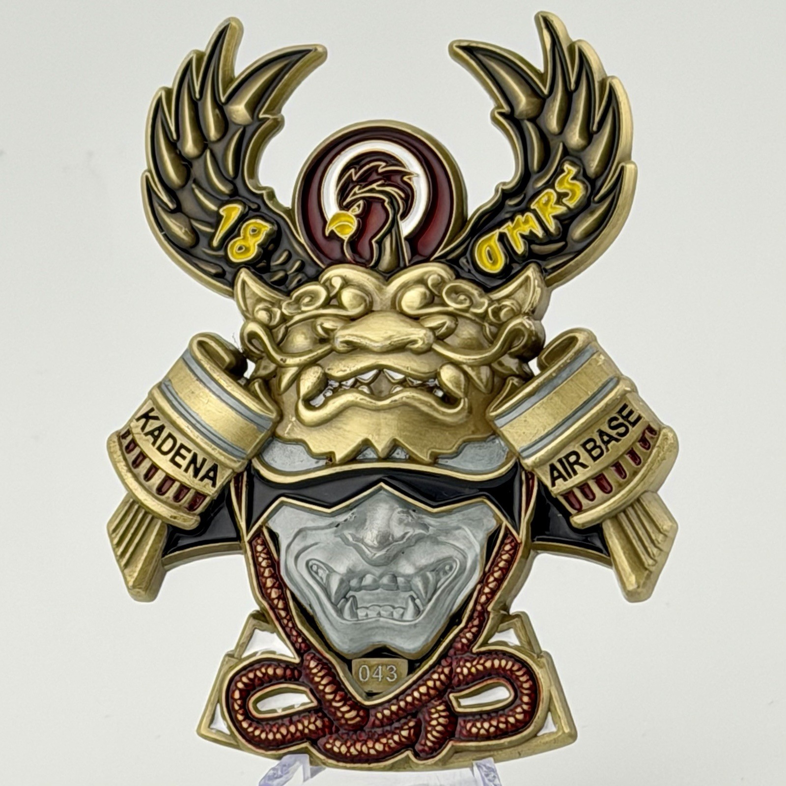 18th OMRS Kadena Air Base Okinawa Challenge Coin 18th Wing #043 USAF Japan