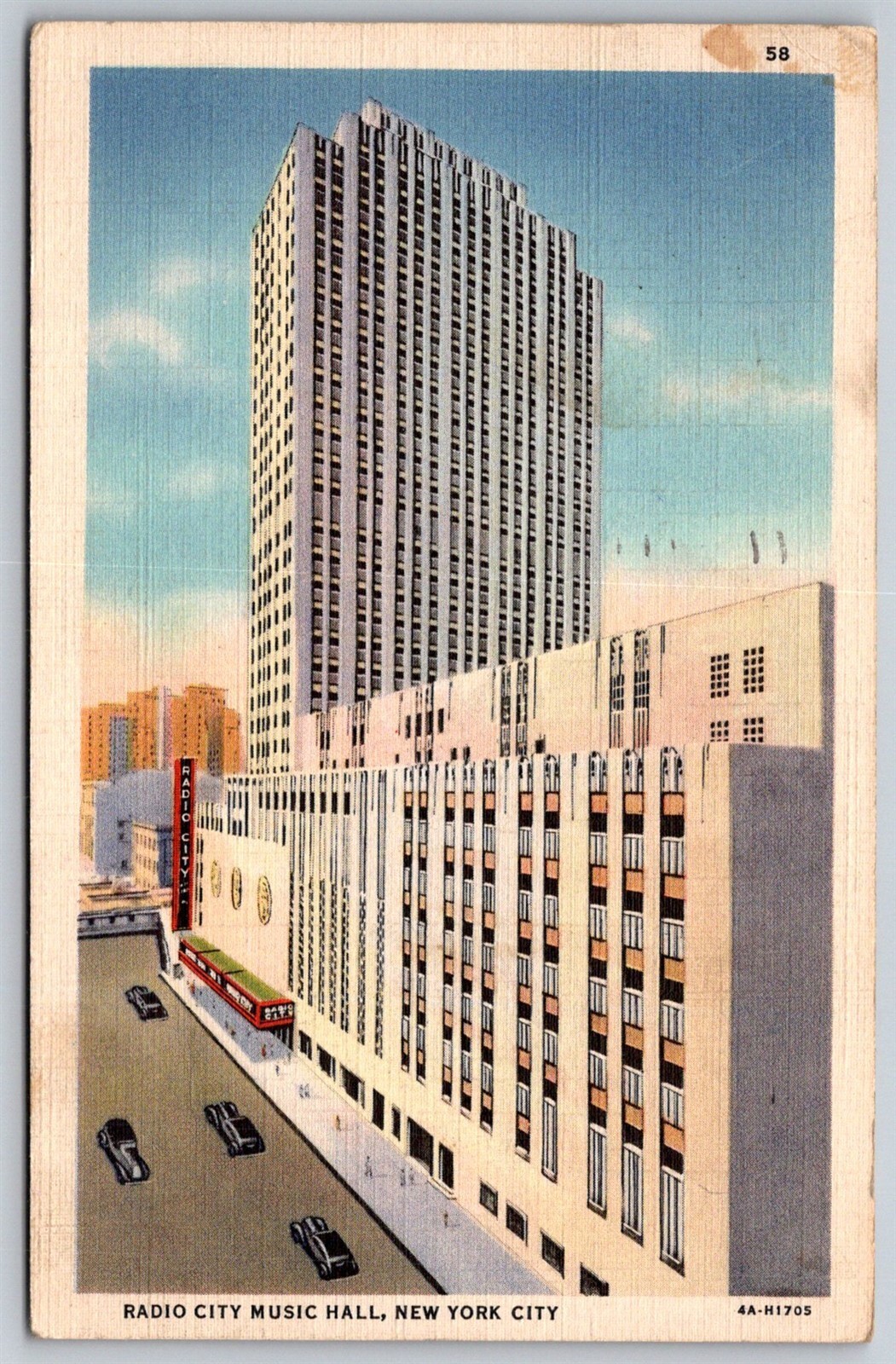 New York City WB Postcard Radio City Music Hall Worlds Largest Theatre New York City WB Postcard Radio City Music Hall Worlds Largest Theatre
