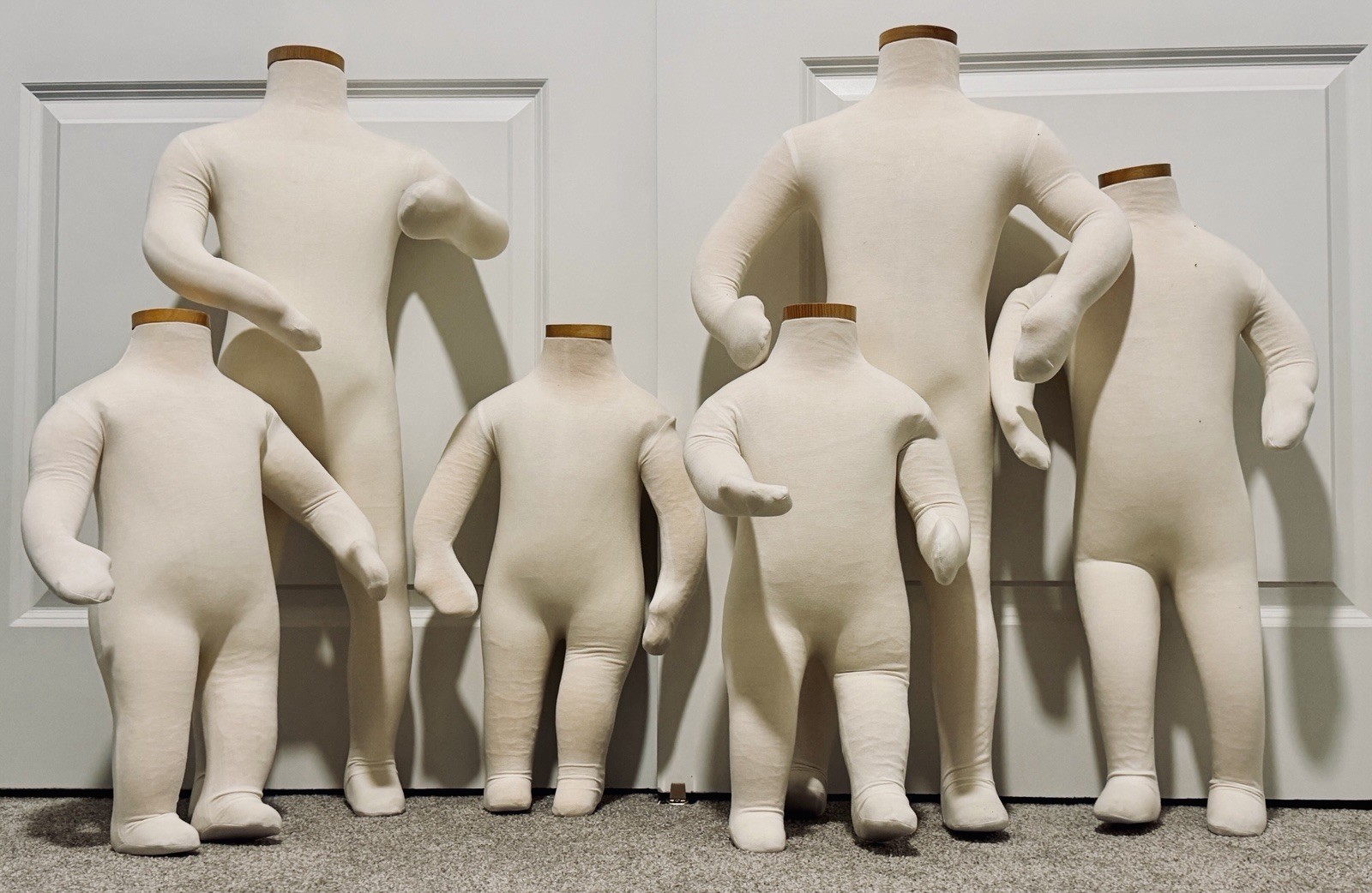 Vintage OshKosh B’gosh Children’s Mannequins Set of 6 Poseable Store Displays