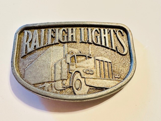 Belt Buckle - Raleigh Lights