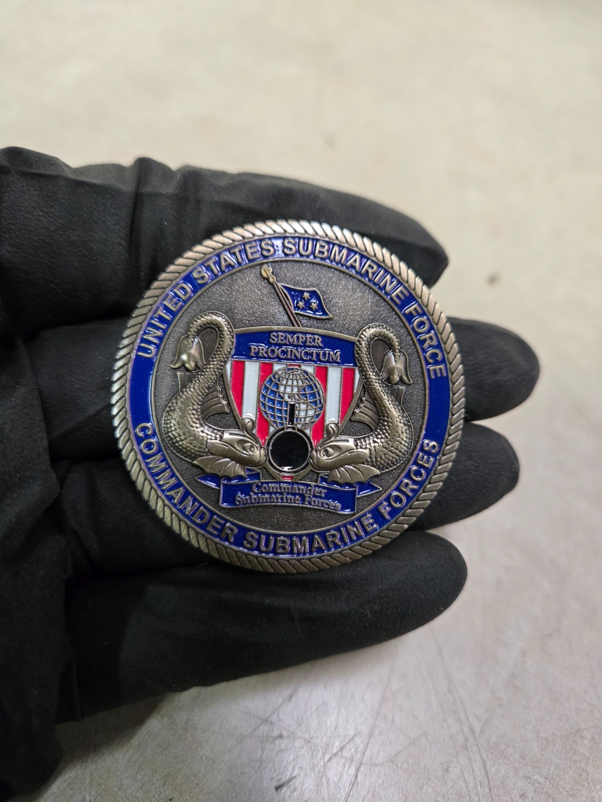 US Submarine Force Commanders Vice Admiral Robert Gaucher Challenge Coin 