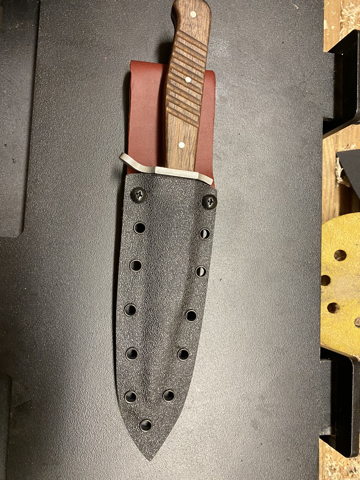 Boker WW1 WW2 German Trench Knife Belt Sheath Only