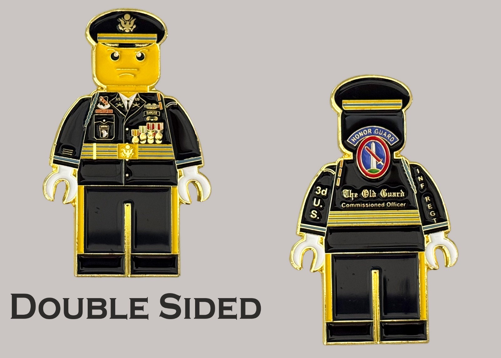US Army Old Guard Honor Guard Lego Minifigure Style Challenge Coin  J#34