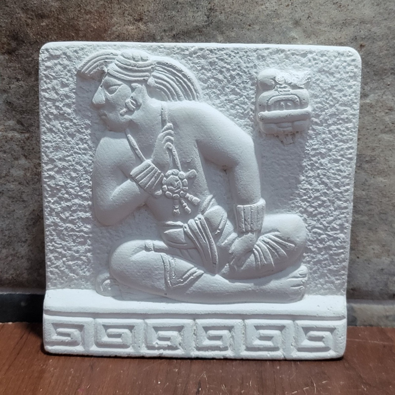 Dorfmans Art Lord Zac King of Bonampak Tile Plaque Decorative Art