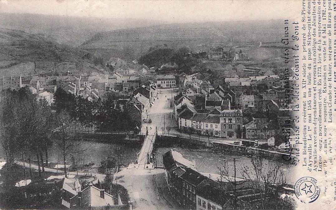 Postcard Aywaille Wallonia Liège, panorama -795738