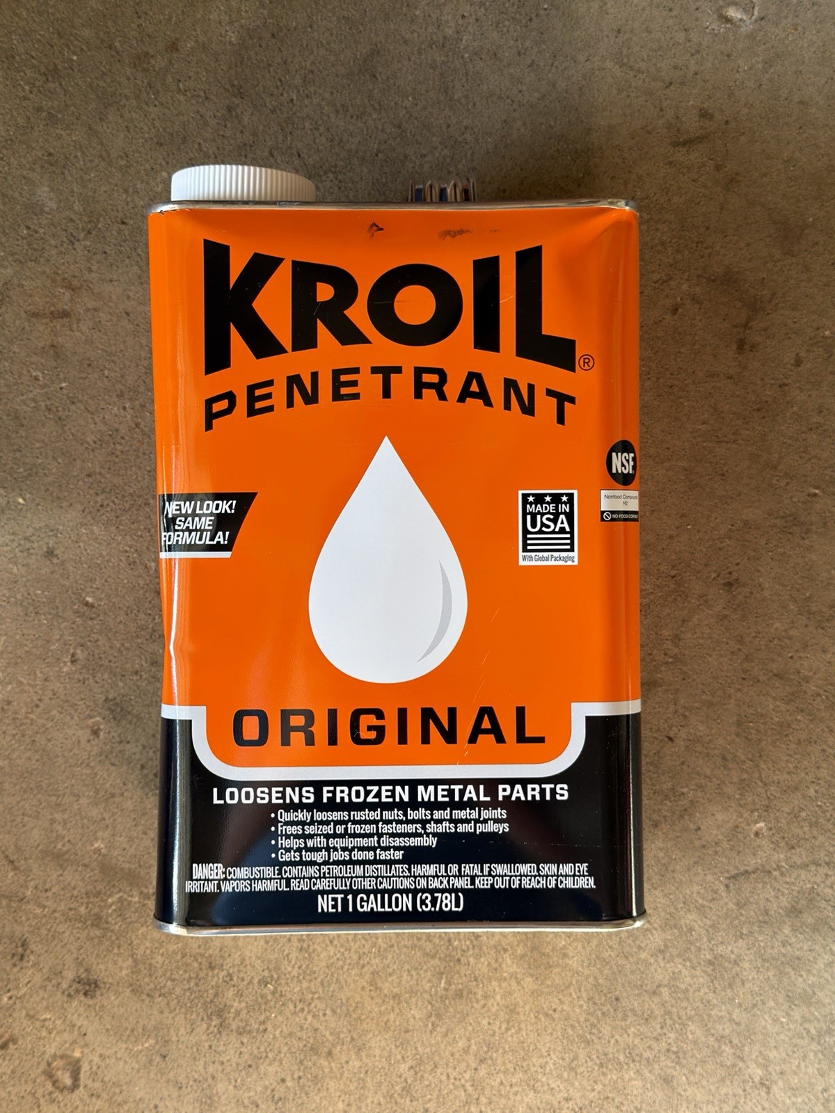 Brand New Kroil KL011 Original Penetrating Oil 1 Gallon Can Penetrant (Dented)
