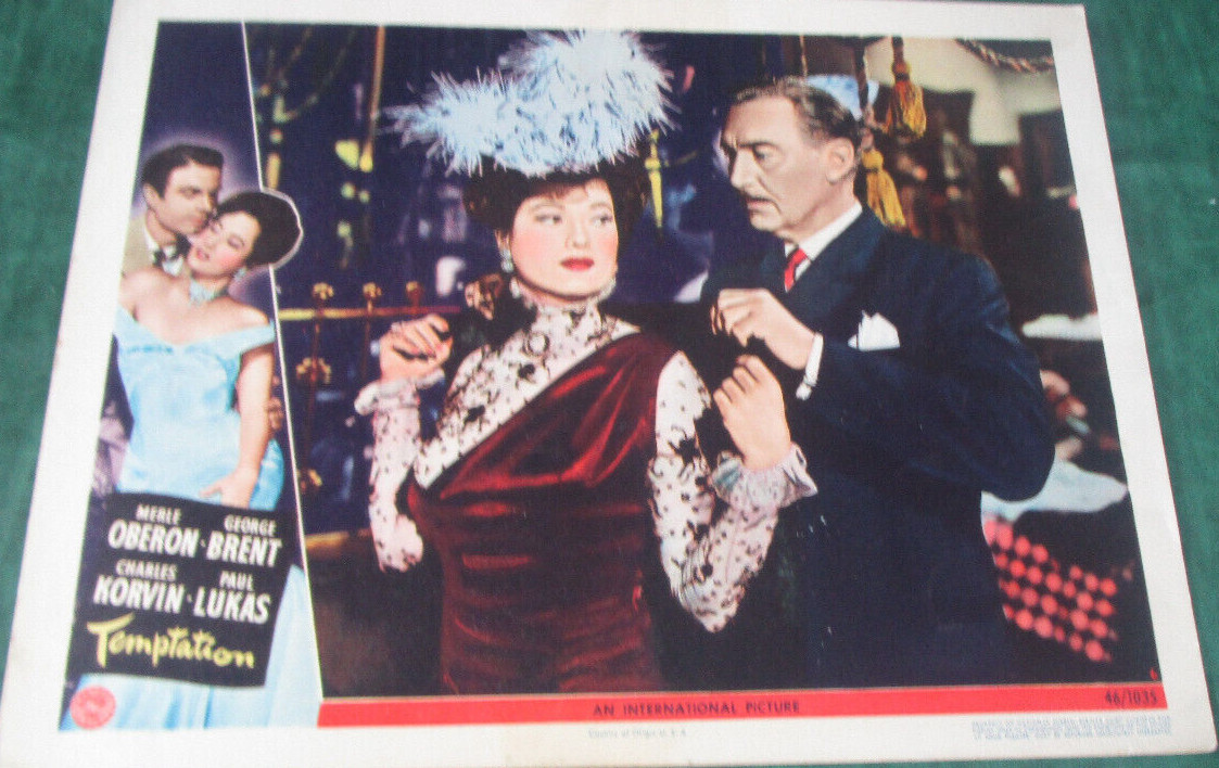 Merle Oberon & Paul Lukas in 