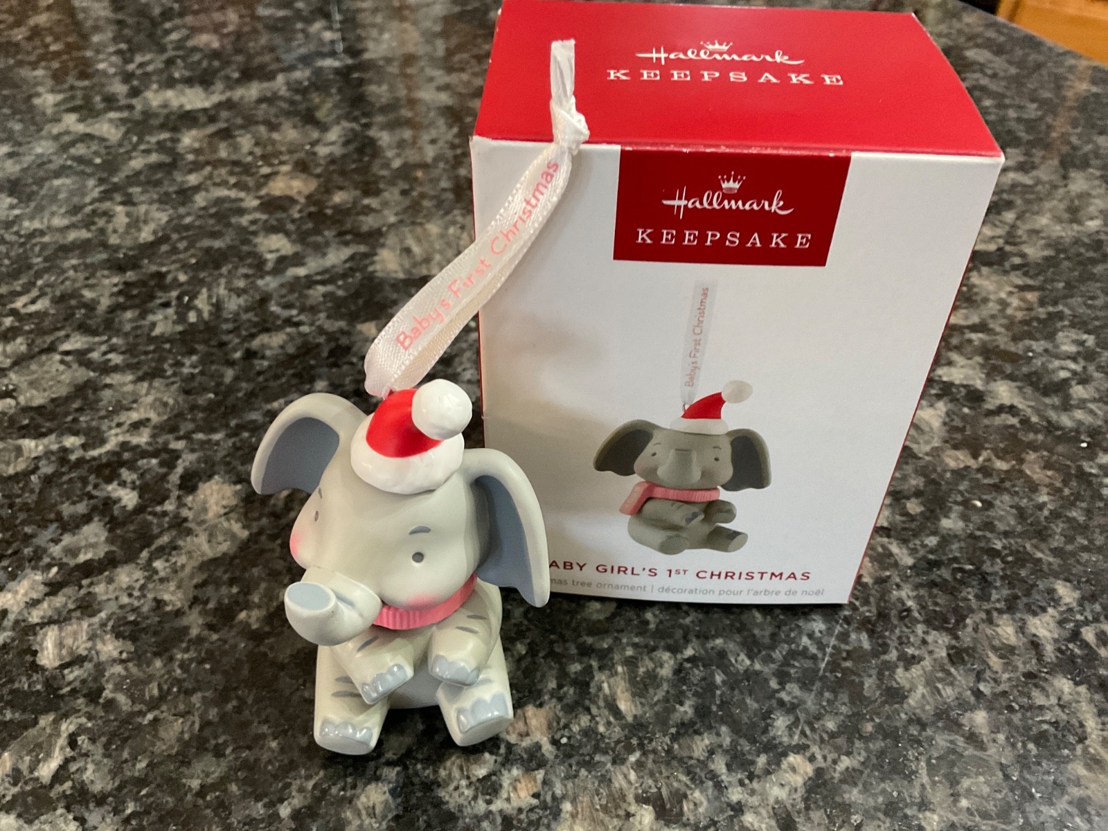 MIB Hallmark 2025 BABY GIRL'S FIRST CHRISTMAS Ornament - 