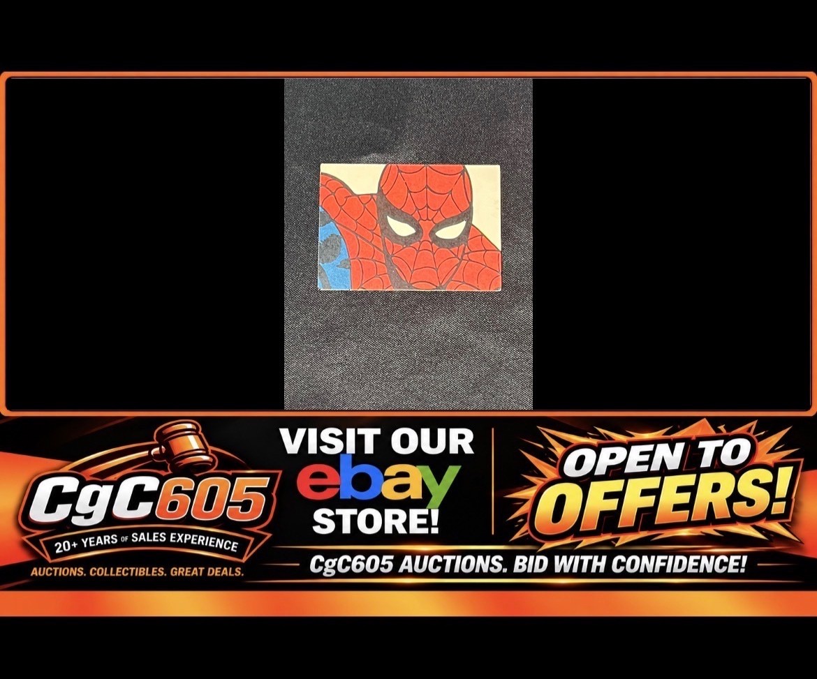 1966 Donruss Marvel #6 Spider-Man 1st Appearance Comic MCU Card *CgC605* 1966 Donruss Marvel #6 Spider-Man 1st Appearance Comic MCU Card *CgC605*