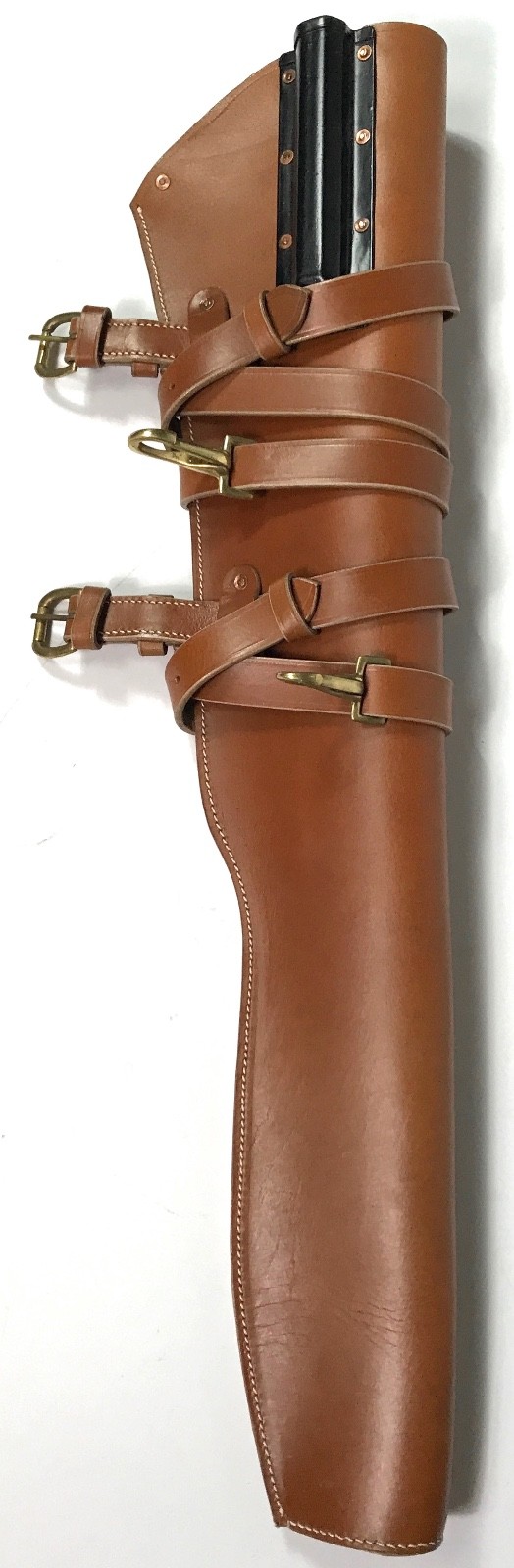 WWII US ARMY M1938 CAV VEHICLE M1 GARAND RIFLE LEATHER CARRY SCABBARD & STRAPS WWII US ARMY M1938 CAV VEHICLE M1 GARAND RIFLE LEATHER CARRY SCABBARD & STRAPS