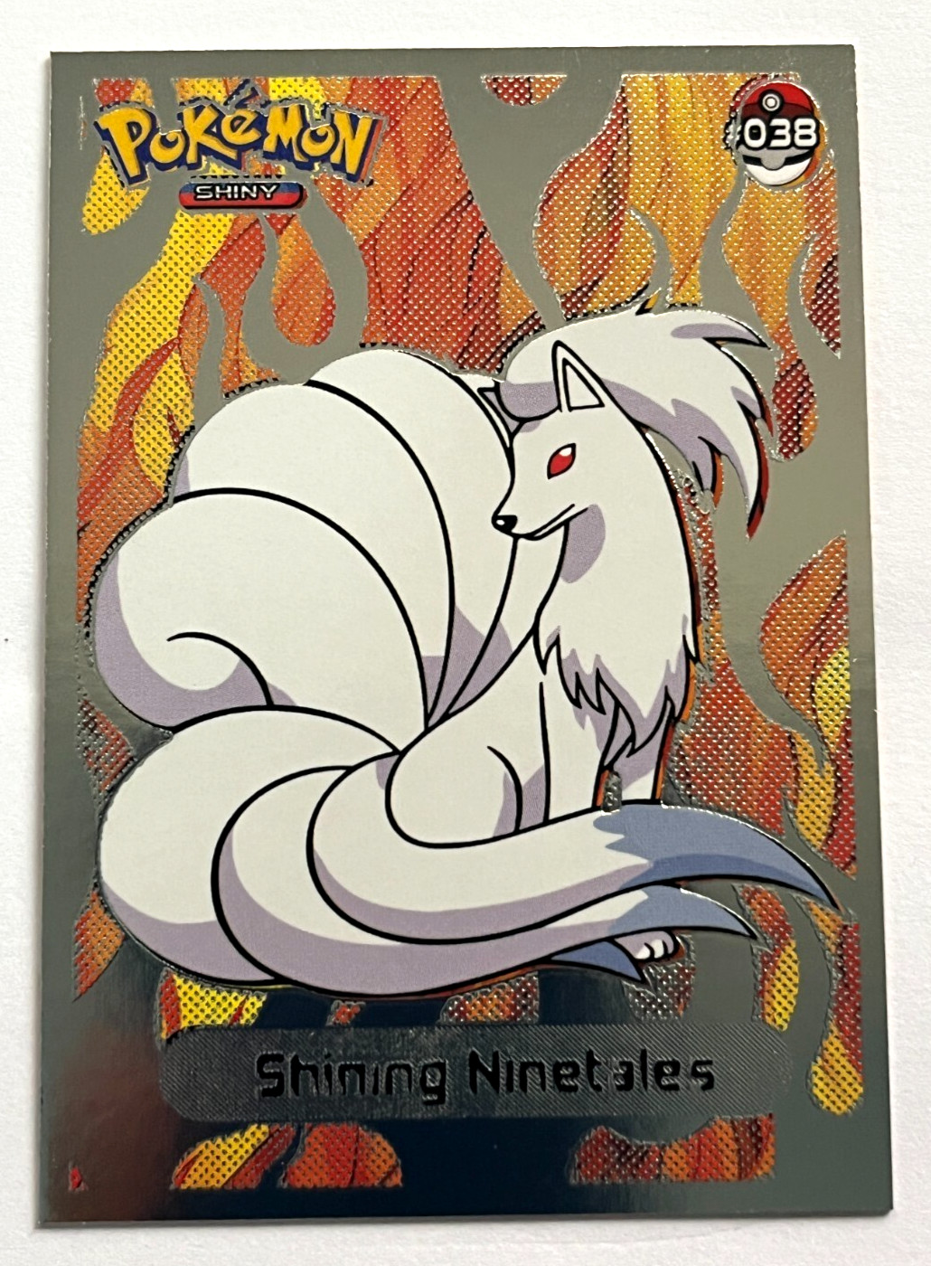 2024 SHINY POKEMON Card #A08 NINETALES Kanto Peru Edition Foil SILVER Variant 2024 SHINY POKEMON Card #A08 NINETALES Kanto Peru Edition Foil SILVER Variant