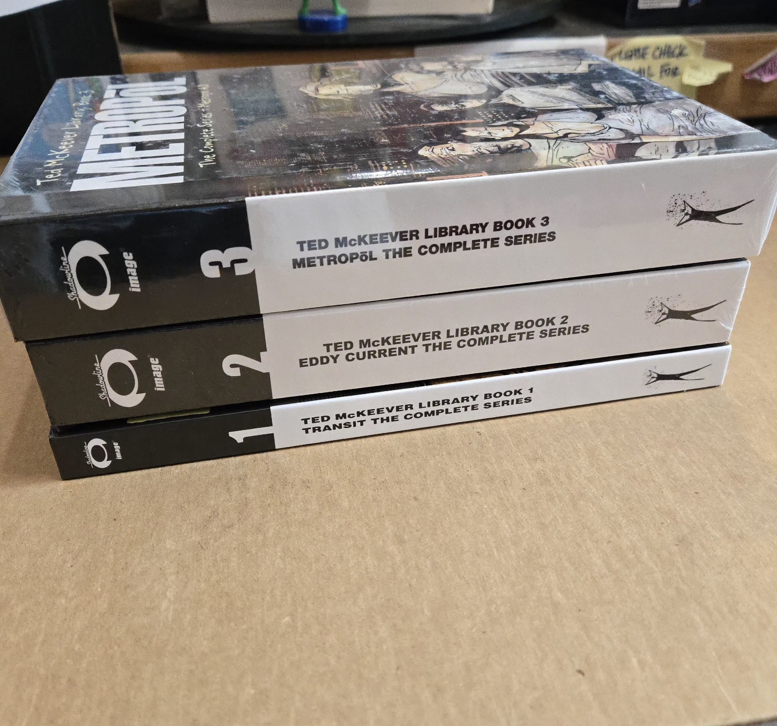 Ted McKeever Library TRANSIT, METROPOL, EDDY CURRENT SET OF 3 HCs Dark Horse NEW