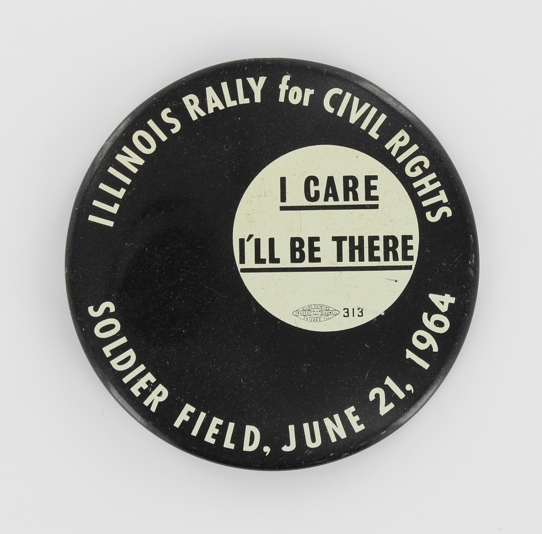 Martin Luther King 1964 Illinois Rally For Civil Rights SCLC Soldier Field P1495