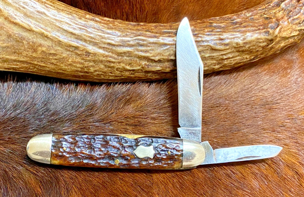 Winchester, Trademark, Made in USA., 2973 Equal End Jack Pattern Knife, 3 5/8