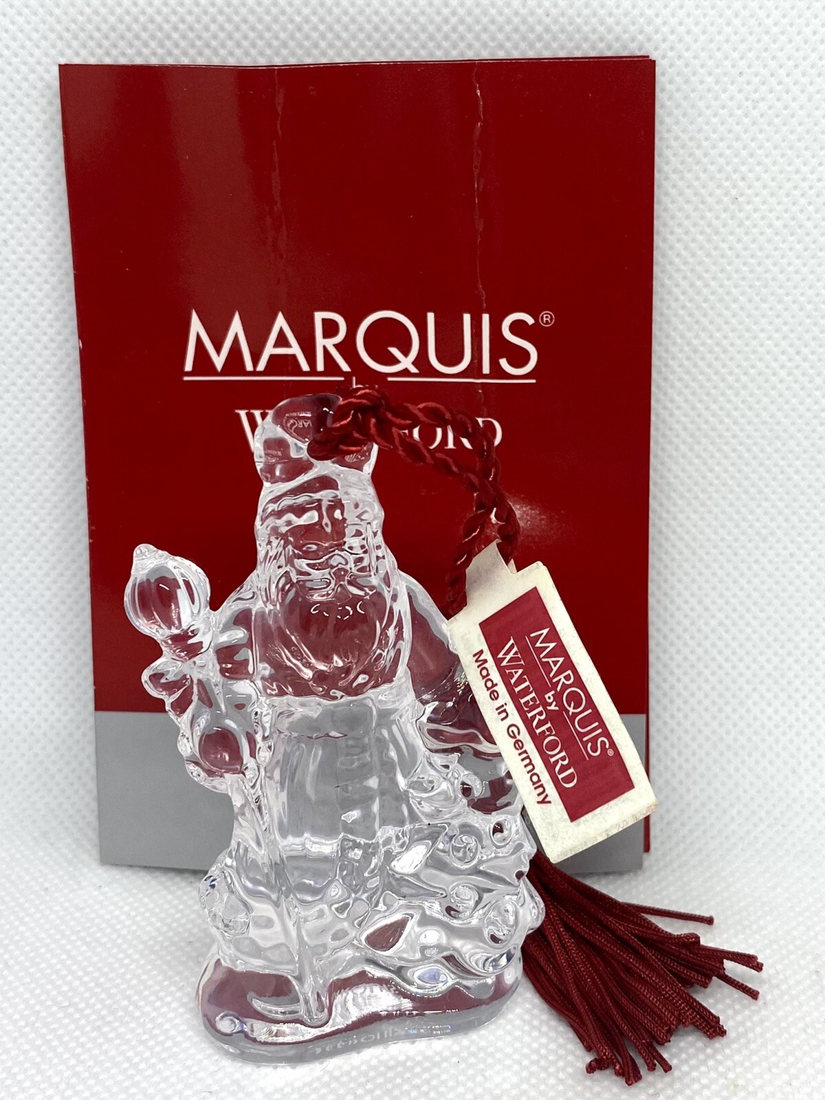 Marquis by Waterford German Crystal Santa Claus Ornament 3rd in Series NIB