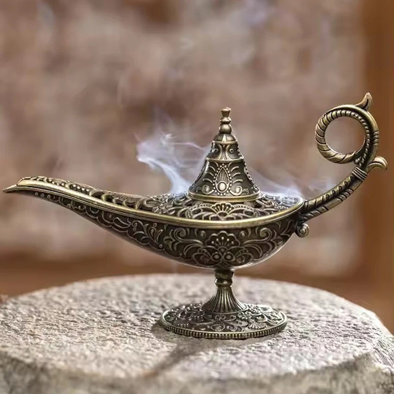 Antique Style Metal Incense Burner Cone Holder Home Decor Gift Antique Style Metal Incense Burner Cone Holder Home Decor Gift